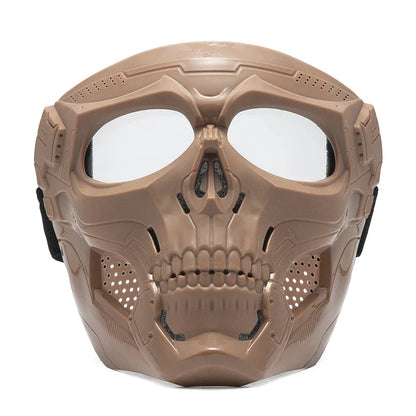 Skull Horror Helmet Mask off Road Motorcycle Goggles Sports Riding Mask Open Motorcycle Helmet Cool Skull Mask with Goggles