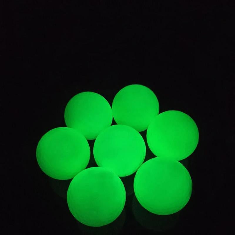 Glow in the Dark Golf Ball, 5 Counts/Set Portable Durable Luminous Golf Ball, Glowing Golf Ball for Night Training, Sports Equipment Supplies for Daily Use