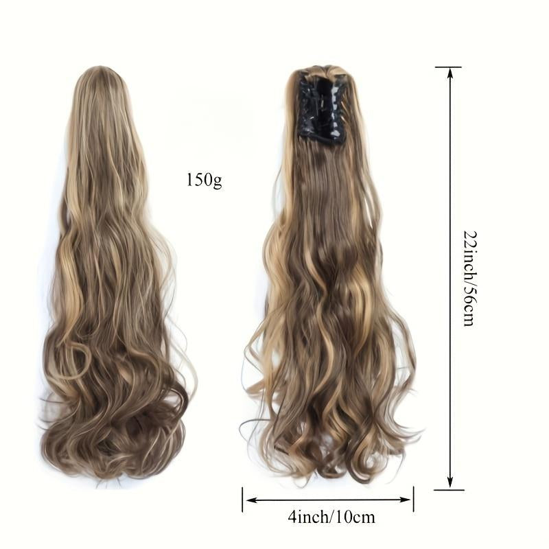 Loose Curly Synthetic Ponytail Hair Extension for Women - Classic Style in Basic Version