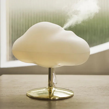 Cloud and Raindrop Humidifier Colorful Mushroom Rain Forest Aromatherapy Machine Household Rain Cloud Landscape LED Table Lamp