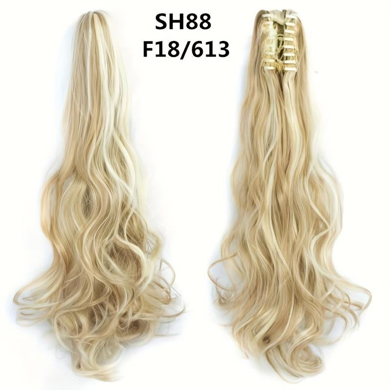 Loose Curly Synthetic Ponytail Hair Extension for Women - Classic Style in Basic Version