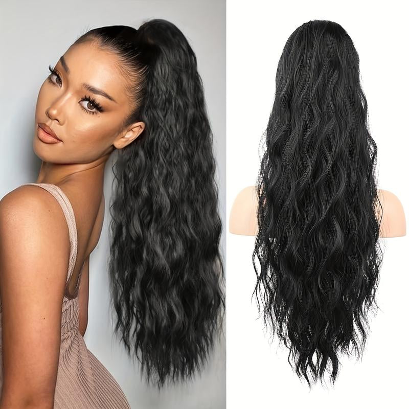 Loose Curly Synthetic Ponytail Hair Extension for Women - Classic Style in Basic Version